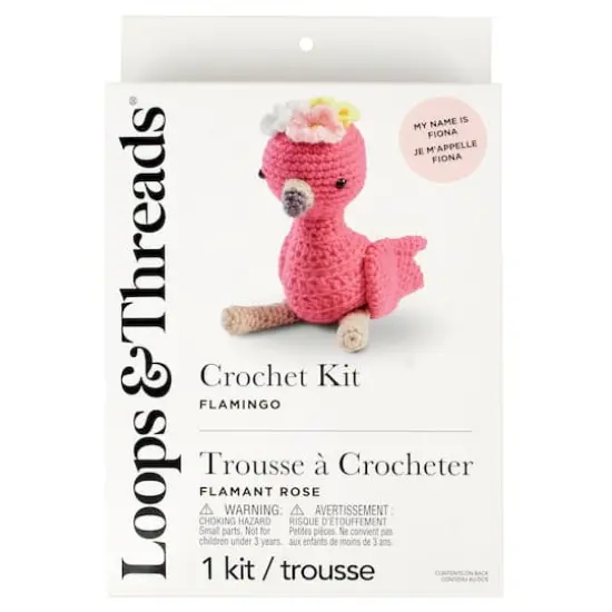 Intermediate Flamingo Amigurumi Crochet Kit by Loops & Threads&reg; {4}