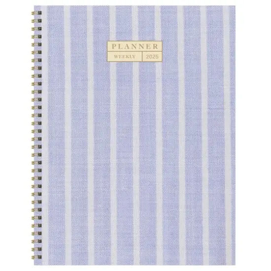 TF Publishing 2025 Large Harper Blue Weekly Monthly Spiral Planner {1}