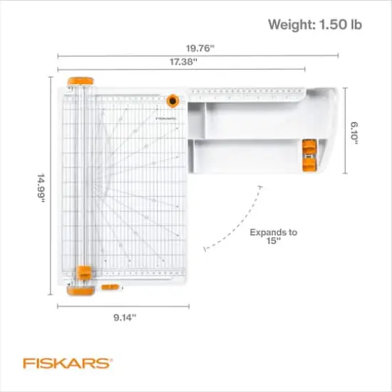 Fiskars&reg; SureCut&trade; Deluxe Trimmer with Built-In Storage {4}