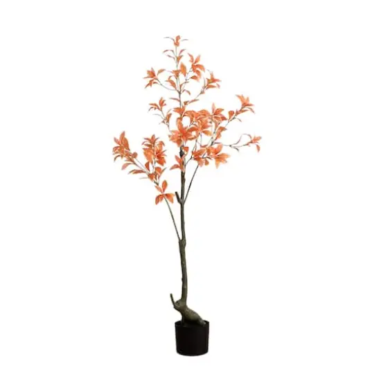 4.5ft. Autumn Pieris Artificial Fall Tree {1}