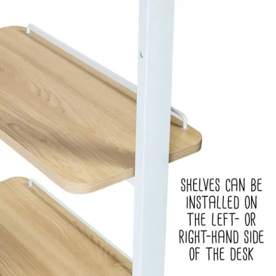 Honey Can Do Home Office Computer Desk with Shelves {10}