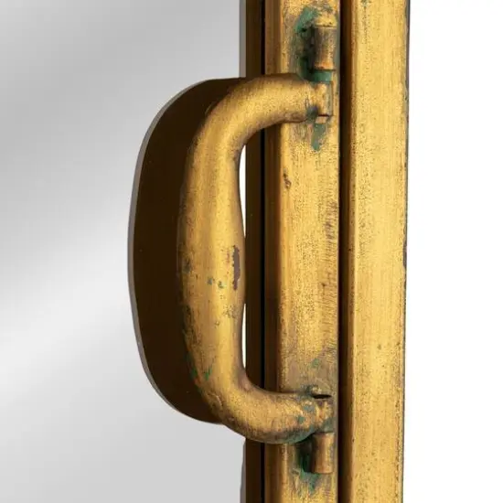 Hello Honey&reg; 35.5" 3-Drawer Metal Cabinet Gold {12}