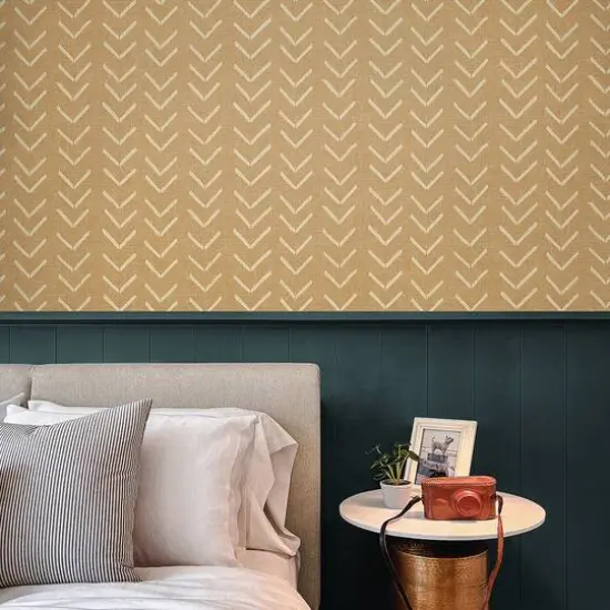 Surface Style Bogolan Sky Peel & Stick Wallpaper Harvest {5}