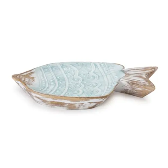 11.5" Geometric Etched Fish Bowl {1}