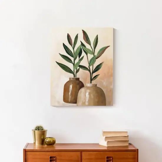 Organic Jars 16" x 20" Canvas Wall Art {5}