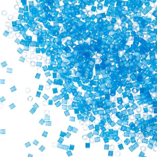 Miyuki Delica Glass Round Seed Beads, 11/0 Delphinium Silk {1}