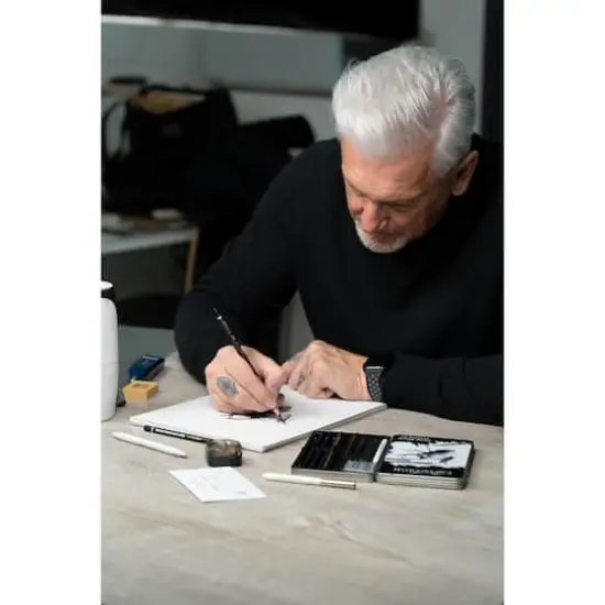 Cretacolor Deep Black 10 Piece Drawing Set {7}