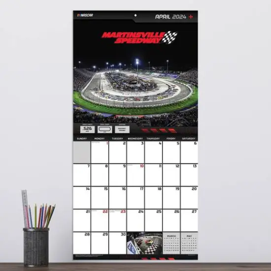 TF Publishing 2024 NASCAR Tracks Wall Calendar {5}