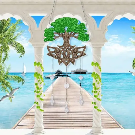 Sparkly Selections Celtic Tree Acrylic Wall Hanger Diamond Painting {1}