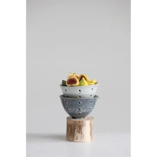 Hello Honey&reg; Glazed Spouted Stoneware Berry Bowls Set, 2ct. {5}