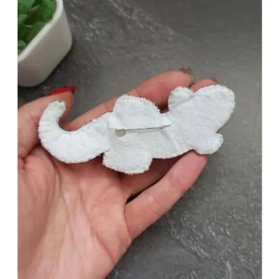 Crystal Art Beadwork Kit For Creating Broоch Lizard {9}