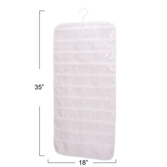 Household Essentials 35" Double-Sided Hanging Jewelry Organizer {6}