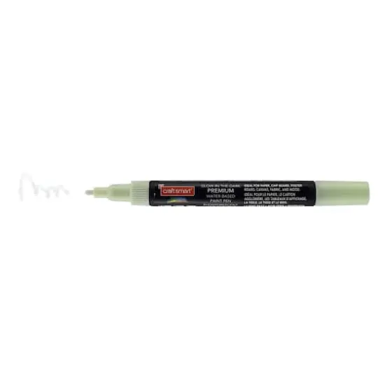 Premium Medium Tip Glow-in-the-Dark Water-Based Paint Pen by Craft Smart® Green {5}