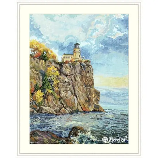 Merejka Split Rock Lighthouse Counted Cross Stitch Kit {3}