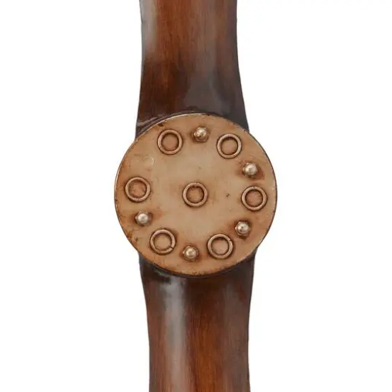 Brown Industrial Wall Decor, 5" x 2" x 56" {4}