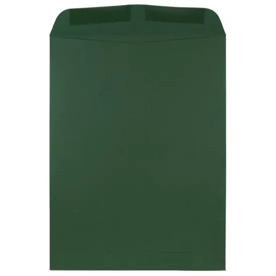 JAM Paper 9" x 12" Open End Catalog Premium Envelopes, 25ct. Dark Green {4}