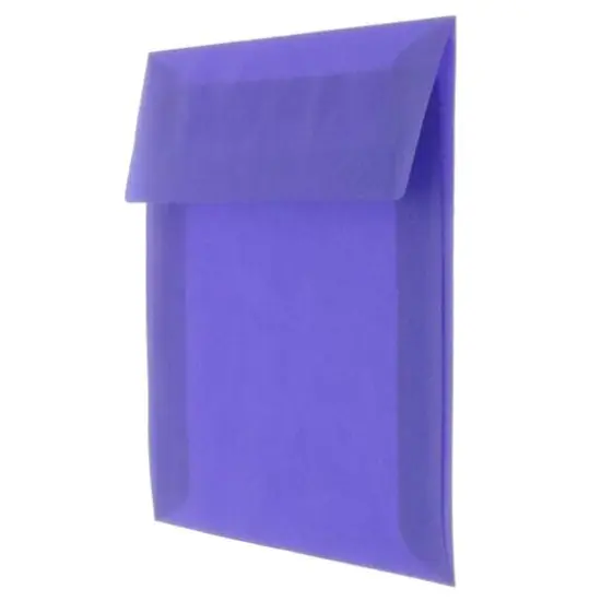 JAM Paper 6" x 6" Translucent Vellum Invitation Envelopes, 25ct. Primary Blue {4}