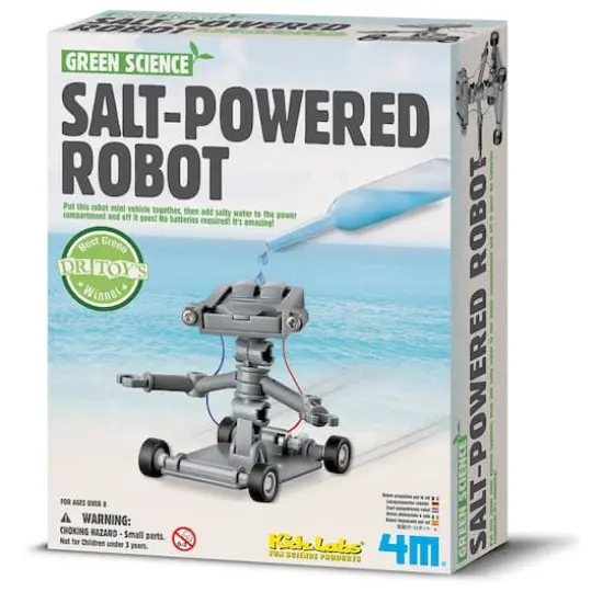Toysmith&reg; 4M Green Science Salt Water Powered Robot Kit {1}