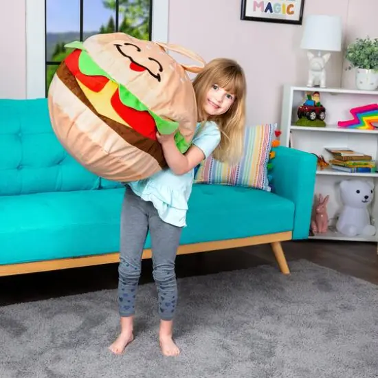 Good Banana&trade; Hamburger Fill N' Chill Toy Storage Bag {3}