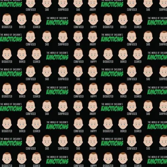 The Big Bang Theory Sheldon Precut Cotton Fabric {1}