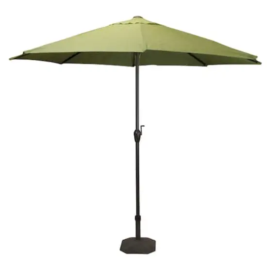 9ft. Sage Green Outdoor Patio Market Umbrella {1}