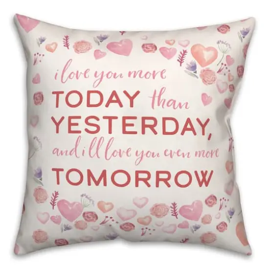 Love Quote Shiplap Throw Pillow, 18" x 18" {1}
