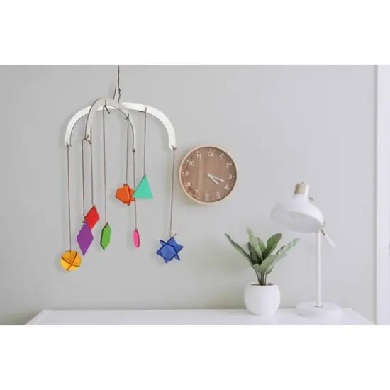 Leisure Arts&reg; Geometric Wood Mobile {4}