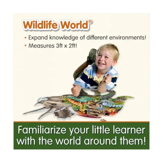 Wildlife World Puzzle - Dinosaurs: 200 Pcs {6}