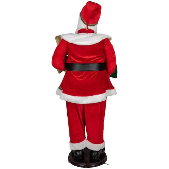 5ft. Deluxe Traditional Animated & Musical Dancing Santa Claus Christmas Figure {10}