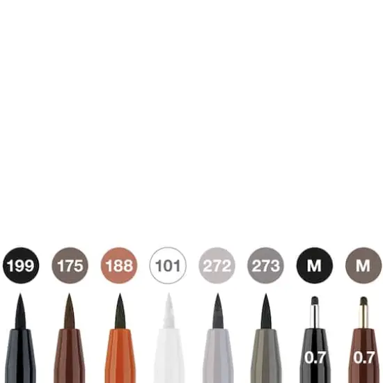 Faber Castell Classic Pitt Artist Pen Set {3}