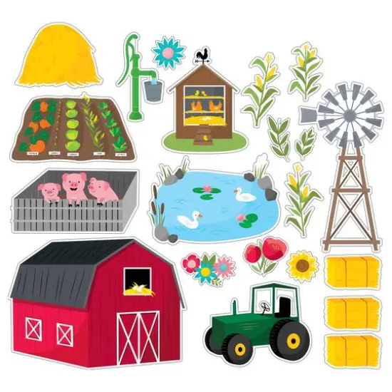 Creative Teaching Press&reg; Farm Friends Farm Fun Bulletin Board Set {1}