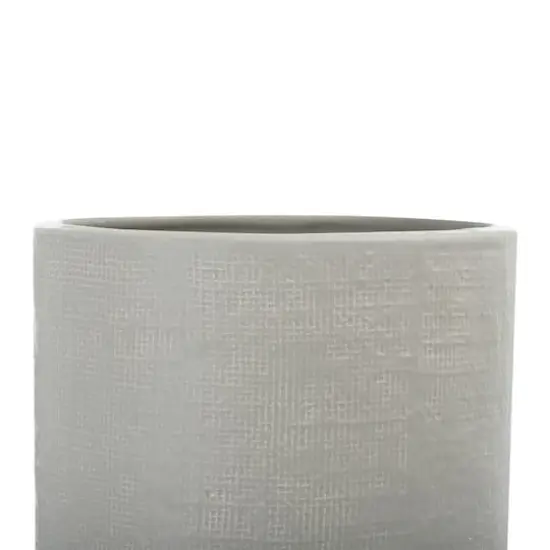 Hello Honey&reg; 7" Stoneware Planter Gray {9}
