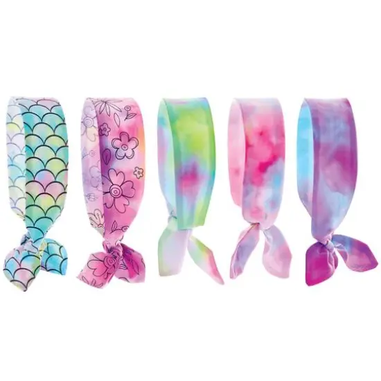 Faber-Castell&reg; Ice-Dye Knotted Headbands Kit {7}