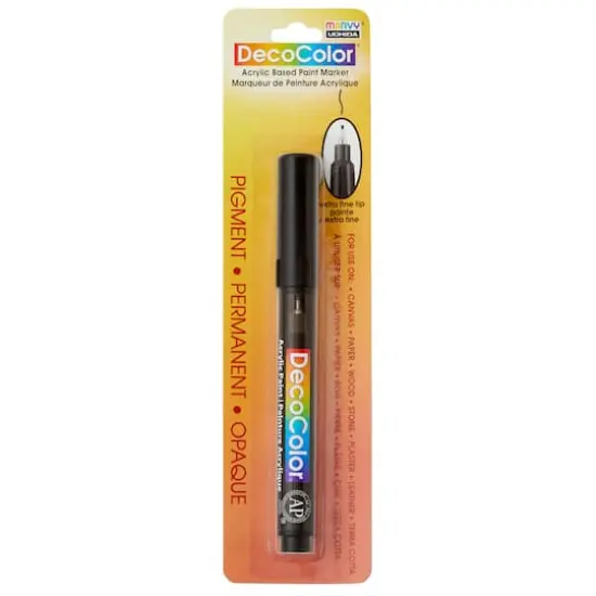 Marvy&reg; Uchida DecoColor&reg; Extra Fine Paint Marker Black {4}