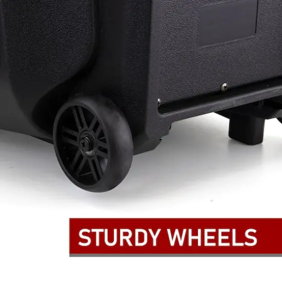 beFree Sound 15" Bluetooth Rechargeable Party Speaker With Illuminating Lights {9}