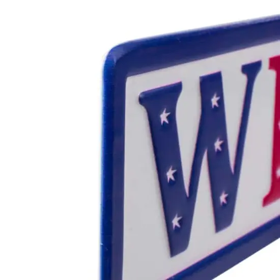 18" Metal Patriotic WELCOME Sign Wall D&eacute;cor {5}