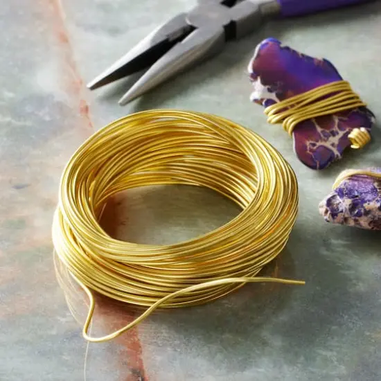 Gold 18-Gauge Aluminum Wire By Bead Landing&trade; {3}
