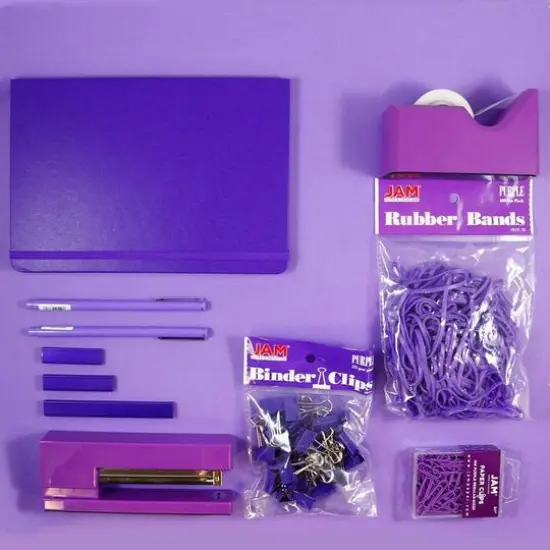 JAM Paper Complete Desk Kit Purple {5}