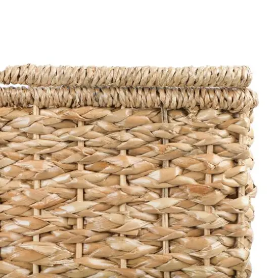 Hello Honey&reg; 16" Woven & Natural Bangkuan Rope Stair Basket with Handles {6}