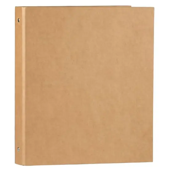 JAM Paper 1" Brown Kraft 3-Ring Binder {3}