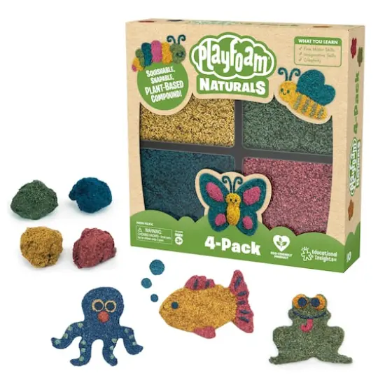 Educational Insights Playfoam Naturals 4-Pack {1}