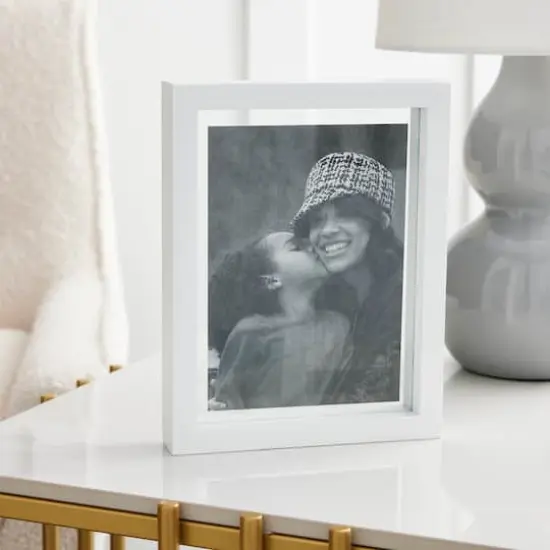 Expressions&trade; 6" x 8" White Float Frame by Studio D&eacute;cor&reg; {3}