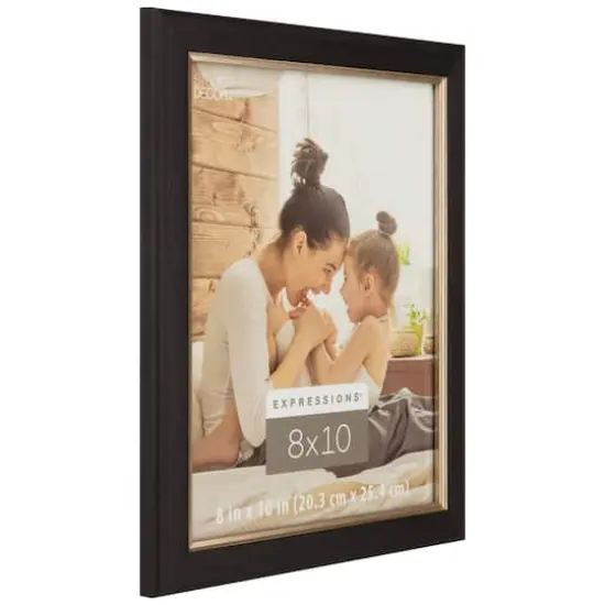 Expressions&trade; 8" x 10" Black & Gold Frame by Studio D&eacute;cor&reg; {4}