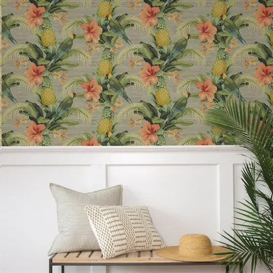 Tommy Bahama&reg; Beach Bounty Peel & Stick Wallpaper Tangelo {4}