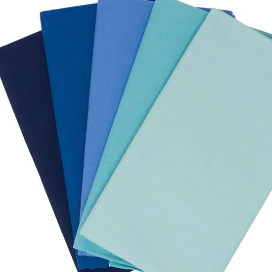 SINGER Solid Cotton Fabric Bundle Cool Blues {3}