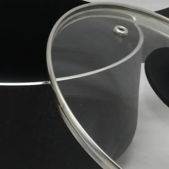 Oster Ashford 2qt. Black Aluminum Nonstick Sauce Pan With Tempered Glass Lid {5}