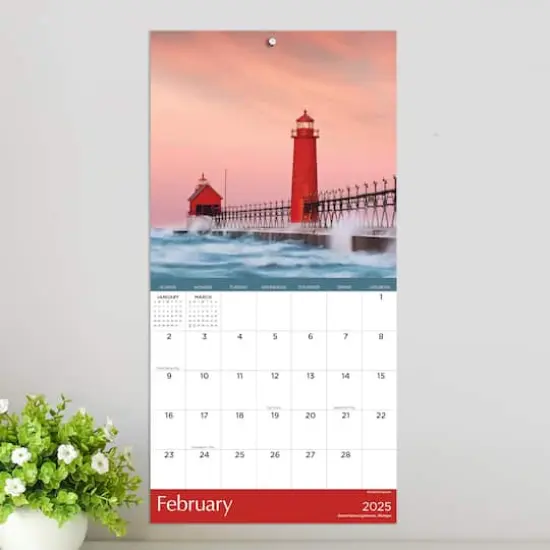 TF Publishing 2025 Lighthouses Mini Calendar {4}