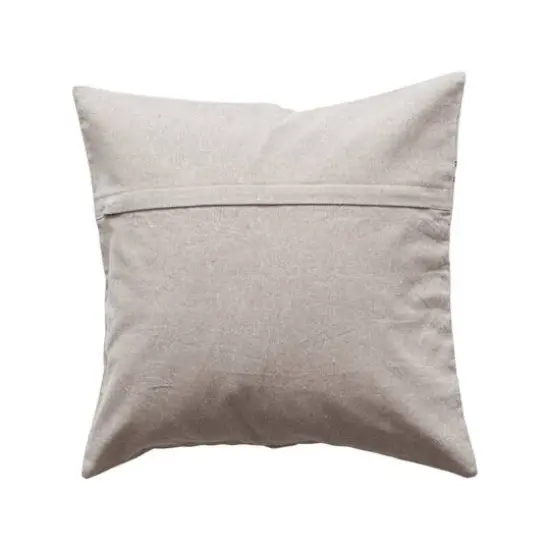 Hello Honey&reg; 18" Embroidered Tree & Snowflakes with Reindeer Linen Throw Pillow {4}