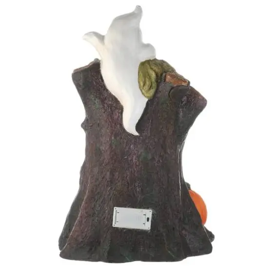 18" LED Haunted Tree Trunk {7}