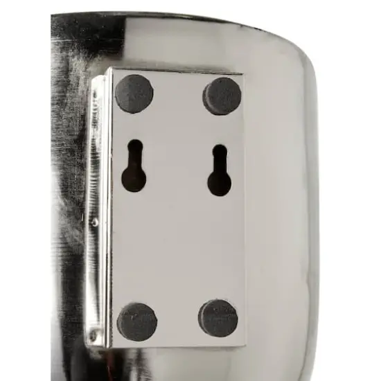 Silver Metal Contemporary Planter Set {4}